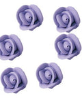 Small Lavender Royal Icing Roses