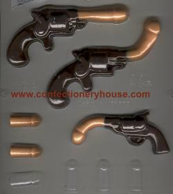 Penis Pistol And Bullets Adult Mold