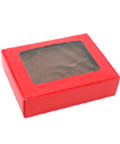 1/4  Pound Red Candy Box with Window