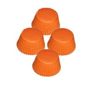 Orange Mini Muffin Cups