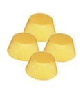 Golden Yellow Mini Muffin Cups