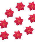 Poinsettia Royal Icing Flowers