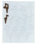 Musical Notes Chocolate Pick Mold