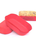 Red Mini Loaf Baking Cup