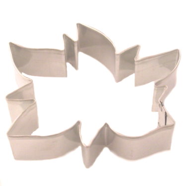 Poinsettia With Leaves Cookie Cutter