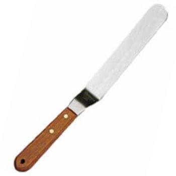 8 Angled Spatula Rosewood Handle - Confectionery House