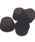 Black Mini Muffin Cups