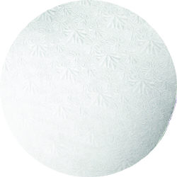 10 in. Round Silver Foil Cake Drum