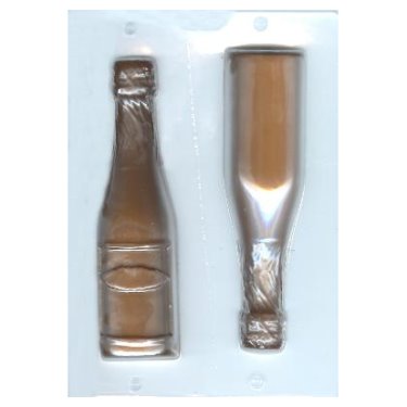 Large Champagne Bottle Candy Mold
