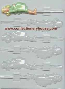 Pregnant Lady Pop Candy Molds
