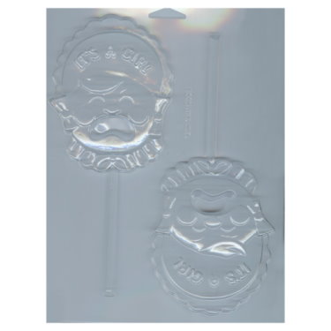 It's A Girl Crying Baby Pop Candy Mold