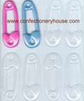Large Safety Pin Candy Molds