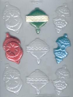 Ornament Pieces Candy Mold