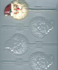 Crafty Santa Head Pop Candy Mold