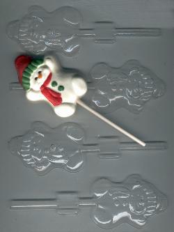 Snowman Pop Candy Mold