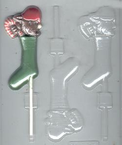 Mouse In Stocking Pop Candy Molds