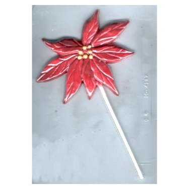 Large Poinsettia Pop Candy Mold
