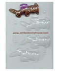 Bunny With Basket Candy Mold