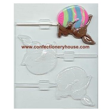 Bunny Painting Egg Pop Candy Mold