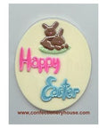 Happy Easter Plaque Candy Mold
