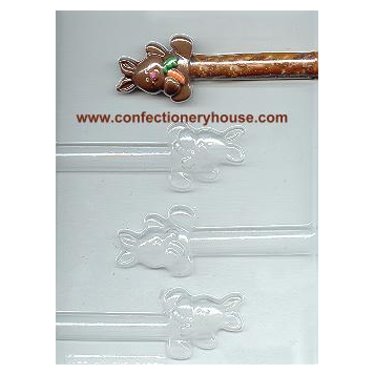 Bunny with Carrot Pretzel Candy Mold