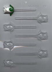 Small Rose Bud Pop Candy Molds