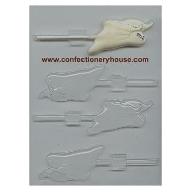 Howling Ghost Lollipop Chocolate Mold
