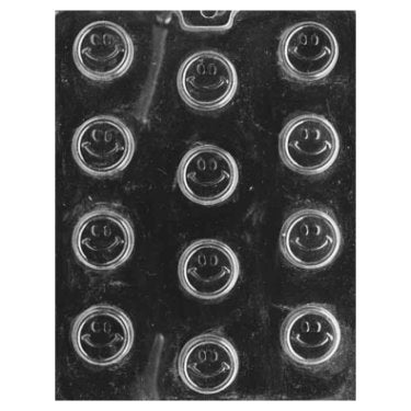 Smiley Face Buttons Candy Mold