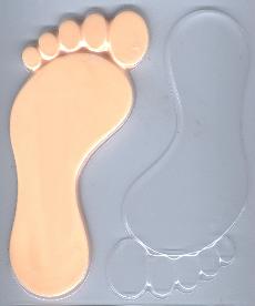 Big Foot Candy Molds
