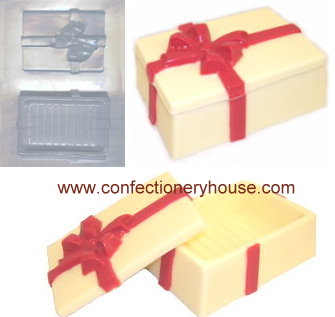 Large Pour Box With Bow On Cover Molds