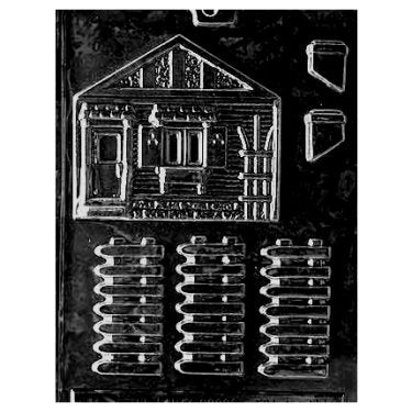 Home With Heart Candy Mold - Confectionery House