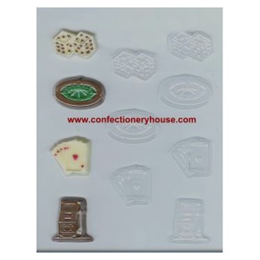 Gambling Pieces Candy Mold