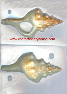 3-D Conch Shell Candy Molds
