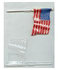 Large American Flag Pop Candy Mold