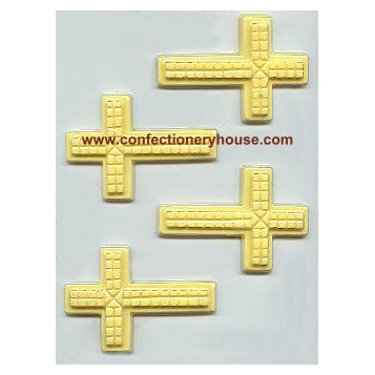 Medium Decorative Cross Candy Mold