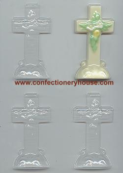Small Cross With Base Candy Molds