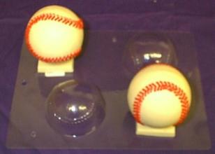 3-D Baseball Candy Molds