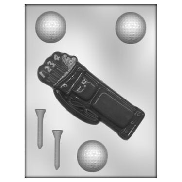 Golf Items Candy Mold
