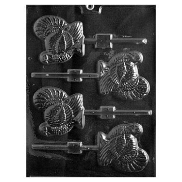 Small Turkey Pop Candy Molds - Confectionery House