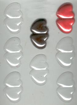 Double Hearts Candy Molds
