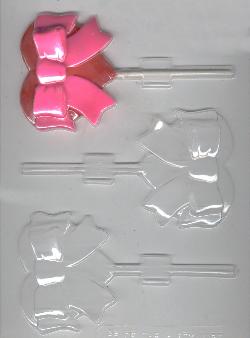 Heart With Bow Pop Candy Molds