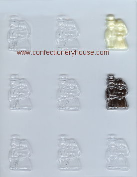 Bride And Groom Mint Candy Molds