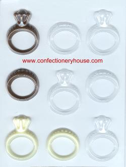 Engagement And Wedding Rings Mold - Confectionery House
