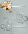 Cherubs With Roses Pop Candy Molds