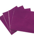 3 X 3 in. Purple Raspberry  Foil Candy Wrappers