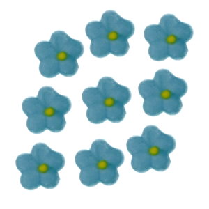 Small Blue Drop Flowers