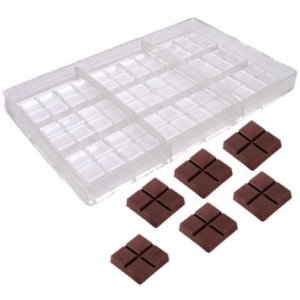 Small Square Candy Bar European Mold