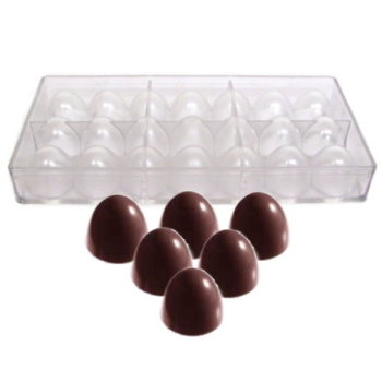 Injection Polycarbonate Magnetic 3D Truffle Mold - Egg Praline (12g)
