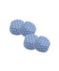 Blue Polka Dot Mini Muffin Cups