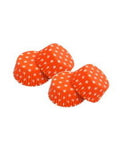 Orange Polka Dot Mini Muffin Cups